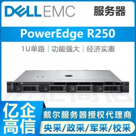 戴爾服務(wù)器云南省代_DELL PowerEdge R250 小型文件存儲服務(wù)器主機