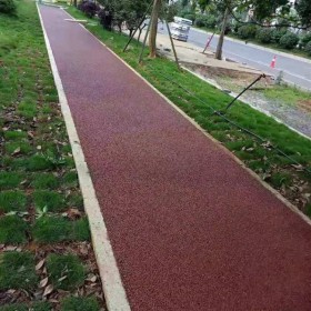 晉中市 彩色透水混凝土 透水混凝土粘結劑推薦廠家 適用于園林景觀、市政建設等
