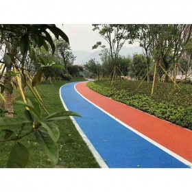 西安市 透水混凝土 園林景區(qū)彩色地坪 生態(tài)透水混凝土材料廠家 免費指導(dǎo)施工