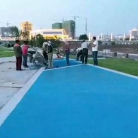 都江堰市透水混凝土 透水地坪粘接劑 10cm彩色透水硂 免費(fèi)指導(dǎo)施工 送貨到工地