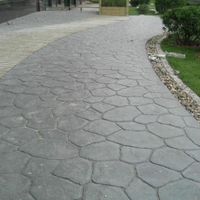 萬盛區(qū) 壓花混凝土材料 彩色壓花地面 彩色混凝土壓膜地坪 混凝土壓印材料廠家免費施工指導(dǎo)  送貨到工地