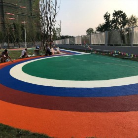 彩色透水水泥混凝土 生態(tài)透水硂廠家 來圖可定制 施工指導 送貨到工地