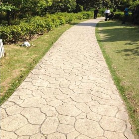 水泥壓花地面 壓印地坪 藝術(shù)壓花地坪強化料 免費指導(dǎo)施工送貨到工地