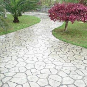 藝術(shù)壓花地坪材料 水泥壓印地面 壓花地坪彩色強(qiáng)化劑 可定制加工