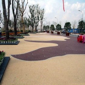 生態(tài)透水混凝土 人行道彩色透水混凝土 彩色混凝土透水地面 批發(fā)價(jià)格