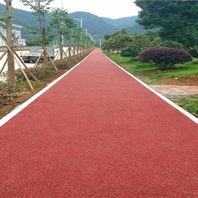 彩色透水混凝地坪材料增強(qiáng)劑 透水地坪 透水地坪粘接劑 彩色透水混凝土生產(chǎn)廠家