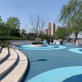 銅仁地區(qū) 彩色透水水泥混凝土 生態(tài)透水地坪 海綿城市透水砼 彩色透水綠道 廠商銷(xiāo)售