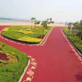 淄博市 彩色強固透水混凝土 c25耐磨混凝土 生態(tài)透水地坪 材料廠家現(xiàn)貨供應(yīng)